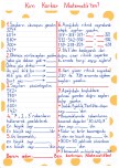 Kim Korkar Matematikten Kazanım Değerlendirme