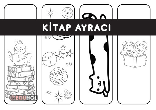 KÜTÜPHANELER HAFTASI KİTAP AYRACI