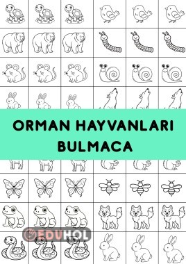 ORMAN HAYVANLARI BULMACA