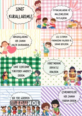 SINIF KURALLARI AFİŞLERİ