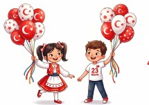 23 NİSAN PANO POSTER BOY