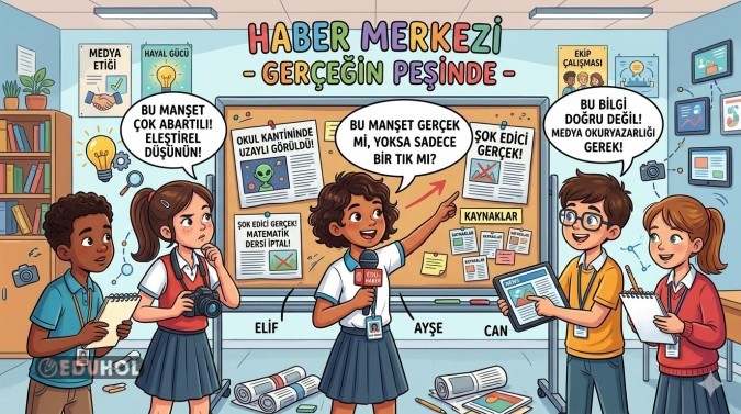 Haber Merkezi Gerçeğin Peşinde! Drama Etkinliği!