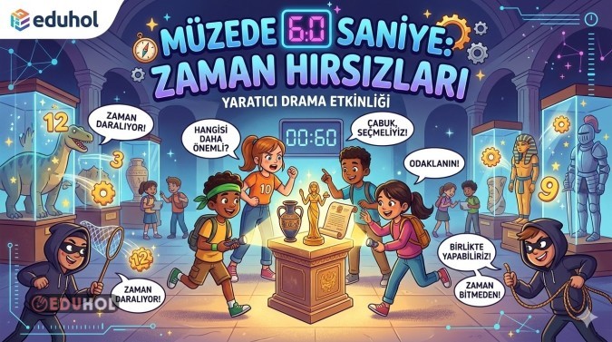 Müzede 6O Saniye Zaman Hırsızları!