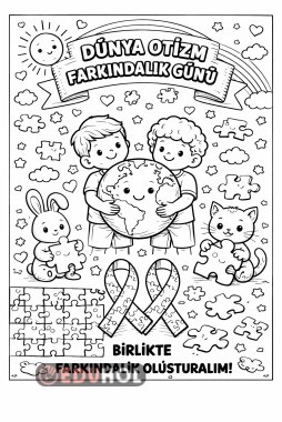 Otizm Dünya Farkındalık Günü Boyama Etkinliği!