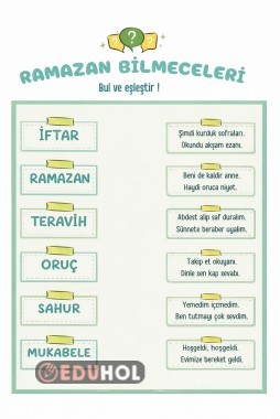 Ramazan Bilmeceleri!
