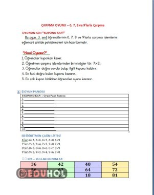 ÇARPMA OYUNU