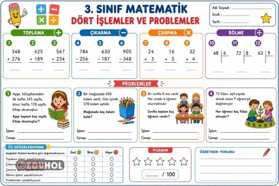 MATEMATİK ÇALIŞMA KAĞIDI