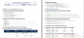 4,5,6 basamaklı sayılar çözümlemeye kadar olan konuları içeren çalışma kağıdı
