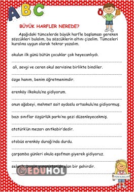Büyük Harfler Nerede?