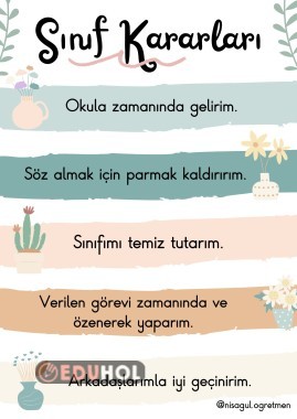 Sınıf Kuralları Sınıf Kararları