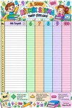 3. Sınıf Ritmik Sayma Takip Çizelgesi