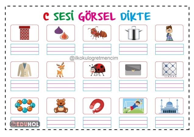 C Sesi Görsel Dikte