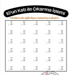 10'un katlarıyla çıkarma işlemi