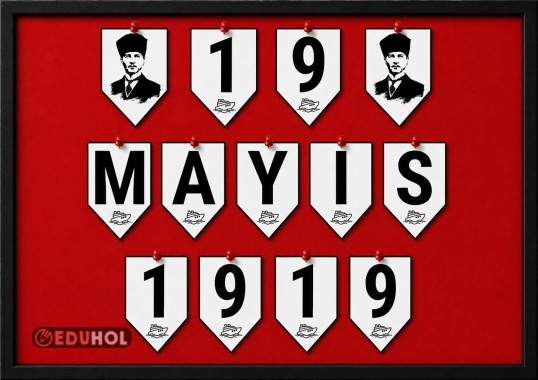19 Mayıs 1919 Panosu -Siyah Beyaz Versiyon