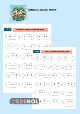 1. SINIF ÇIKARTMA İŞLEMİNDE VERİLMEYENİ BULMA
