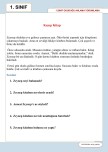 1. Sınıf okuduğunu anlama yorumlama