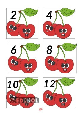 2 ser ritmik saymalar ( kirazlar )