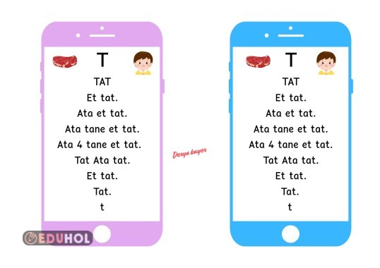 T hızlı okuma( telefon)