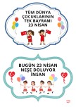 23 Nisan el pankartları