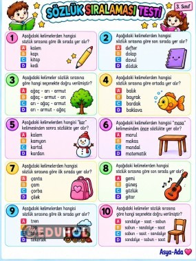 Sözlük Sıralaması Test