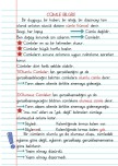 CÜMLE BİLGİSİ DEFTER NOTU