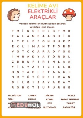 Elektrikli Araçlar Bulmaca