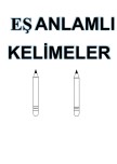 EŞ ANLAMLI KELİMELER (20 ADET-RENKLİ)