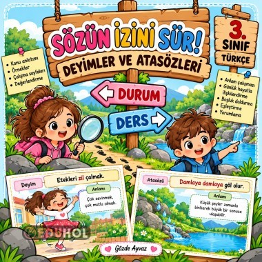 Atasözleri ve Deyimler 1 damlaya damlaya göl olur ,Etekleri zil çalmak