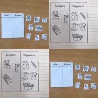 1. sınıf Hayat Bilgisi İstek ve İhtiyaçlarımız konusu interaktif defter yapıştırma