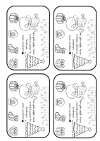 Öğrencilere dağıtabileceğimiz dörtlü yeni yıl kartları :)