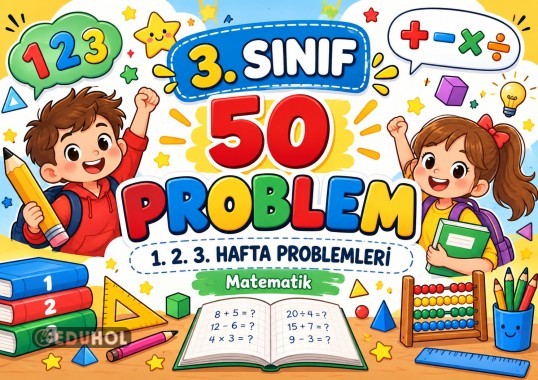 3. HAFTA 50 MATEMATİK PROBLEMİ