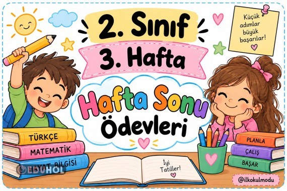 3. HAFTA HAFTA SONU ÖDEVLERİ (SİYAH BEYAZ VE RENKLİ)