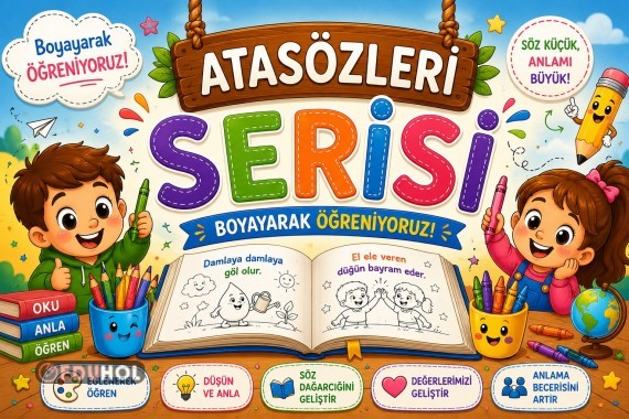 ATASÖZLERİ 5. SERİ BOYAYARAK ÖĞRENİYORUZ