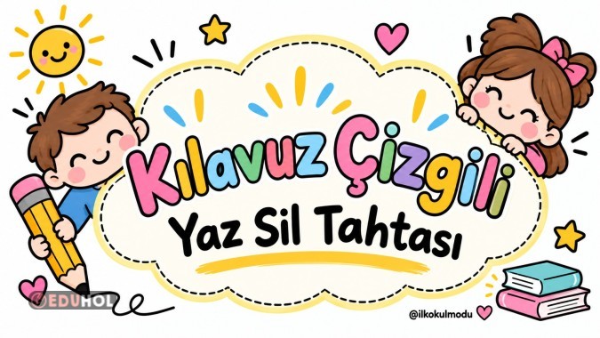 KILAVUZ ÇİZGİLİ YAZ SİL TAHTASI
