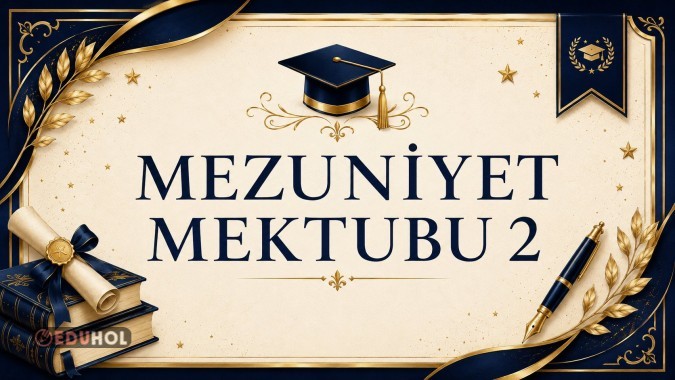 MEZUNİYET MEKTUBU- PART 2 ( 5 ADET)