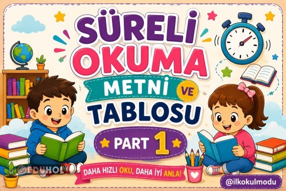 SÜRELİ OKUMA METNİ- PART 1 (5 ADET)