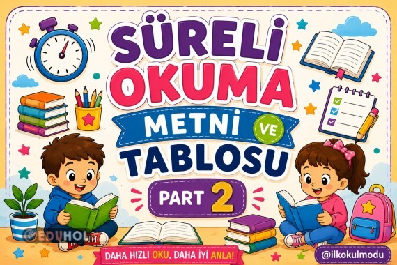SÜRELİ OKUMA METNİ- PART 2 (5 ADET)