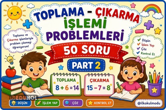 TOPLAMA ÇIKARMA PROBLEMLERİ PART 2 50 SORU