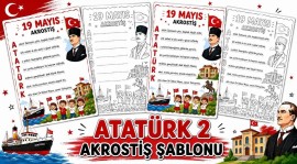 ATATÜRK 2 AKROSTİŞ ŞABLONU