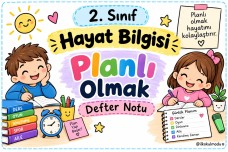PLANLI OLMAK DEFTER NOTU