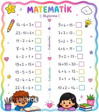 1.sınıf Alıştırma Matematik