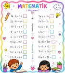 1.sınıf Alıştırma Matematik