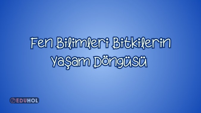 Bitkilerin Yaşam Döngüsü