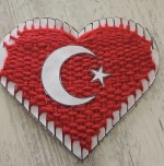 Dokuma Türk Bayrağı