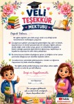 Veli Teşekkür Mektubu