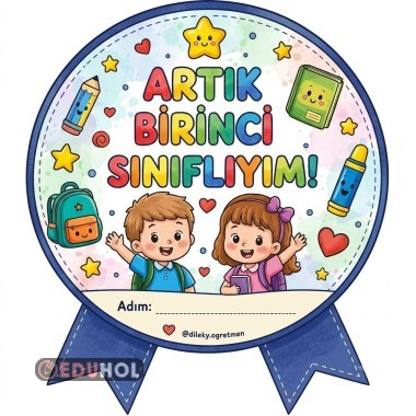 Artık birinci sınıflıyım.