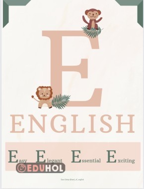 English Poster · Eduhol Etkinlik İndir Oyun Oyna Test Çöz Video İzle