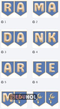 Ramazan Ayı panosu ( Ramadan Kareem )