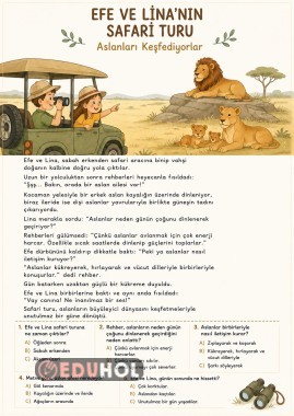 Efe Ve Lina - Safari Turu