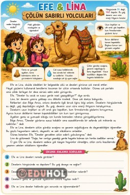 EFE ve LİNA -ÇÖLÜN SABIRLI YOLCULARI